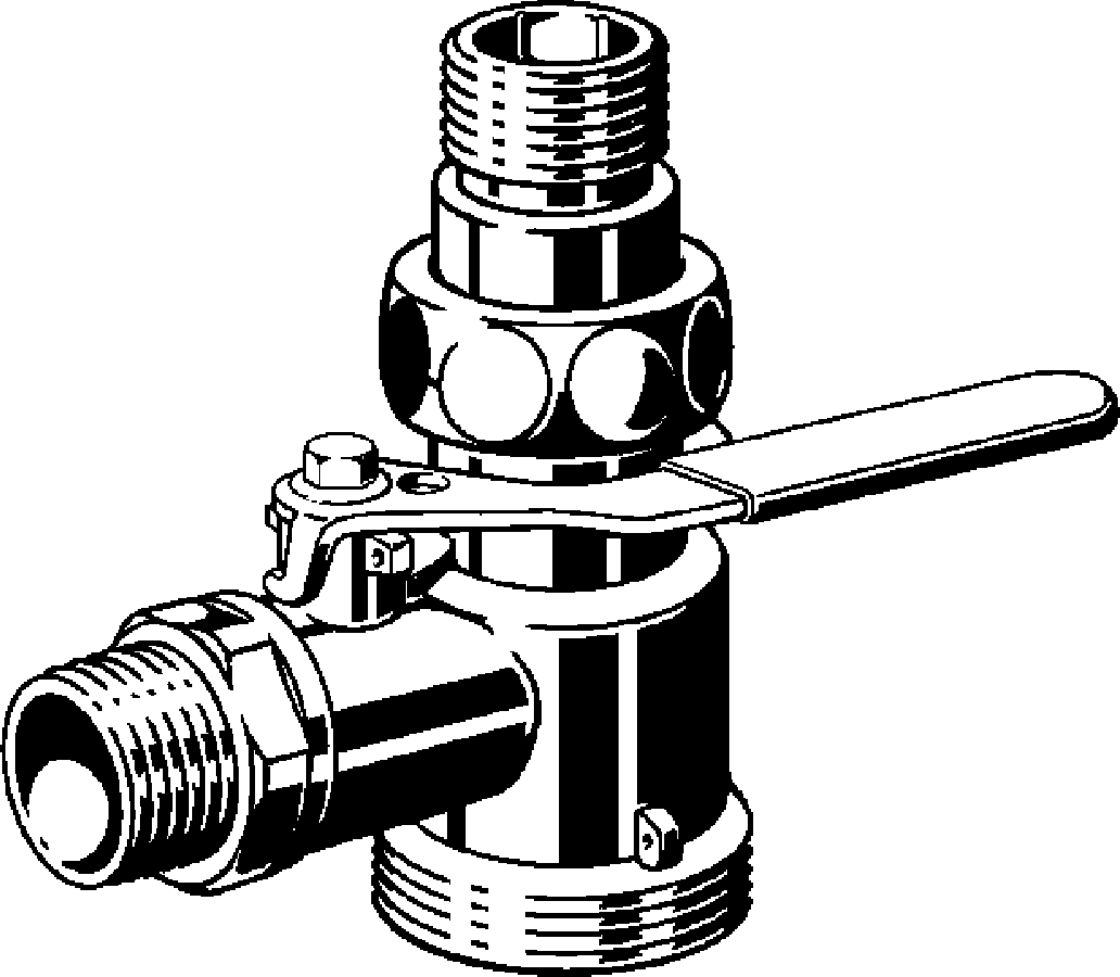 Viega Угловой шаровой кран для газового счетчика G2111.1T (526801) 526 801 - Вид №1