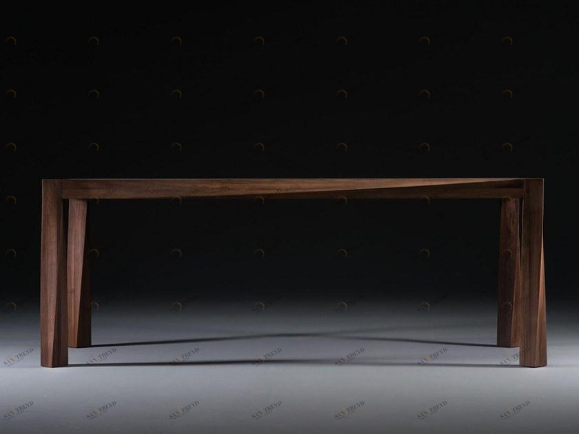 Artisan Прямоугольный стол из массива дерева Torsio Dttoxxyy 