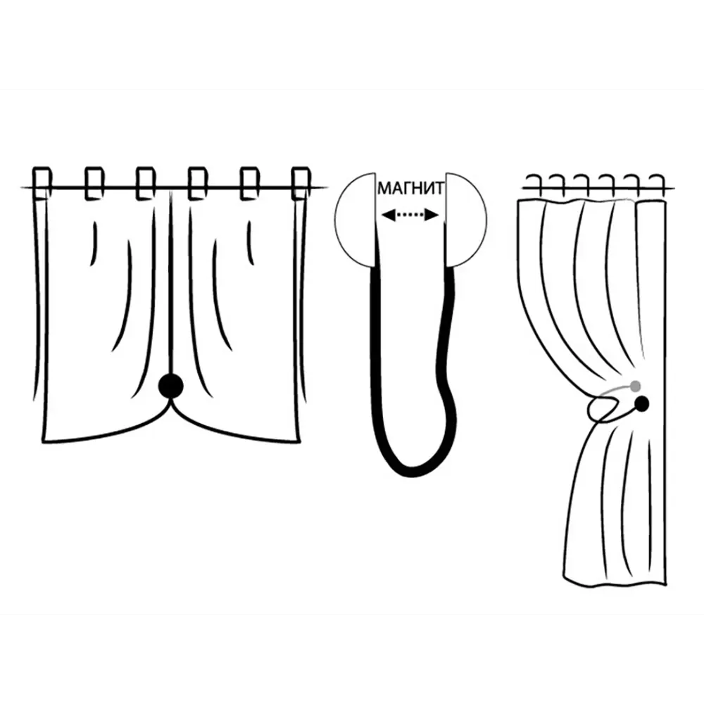 Клипса 45 мм с тросом цвет золото ТОРГОВЫЙ ДОМ ТЕКСТИЛЬ шарм STLM-2197543 - Вид №2
