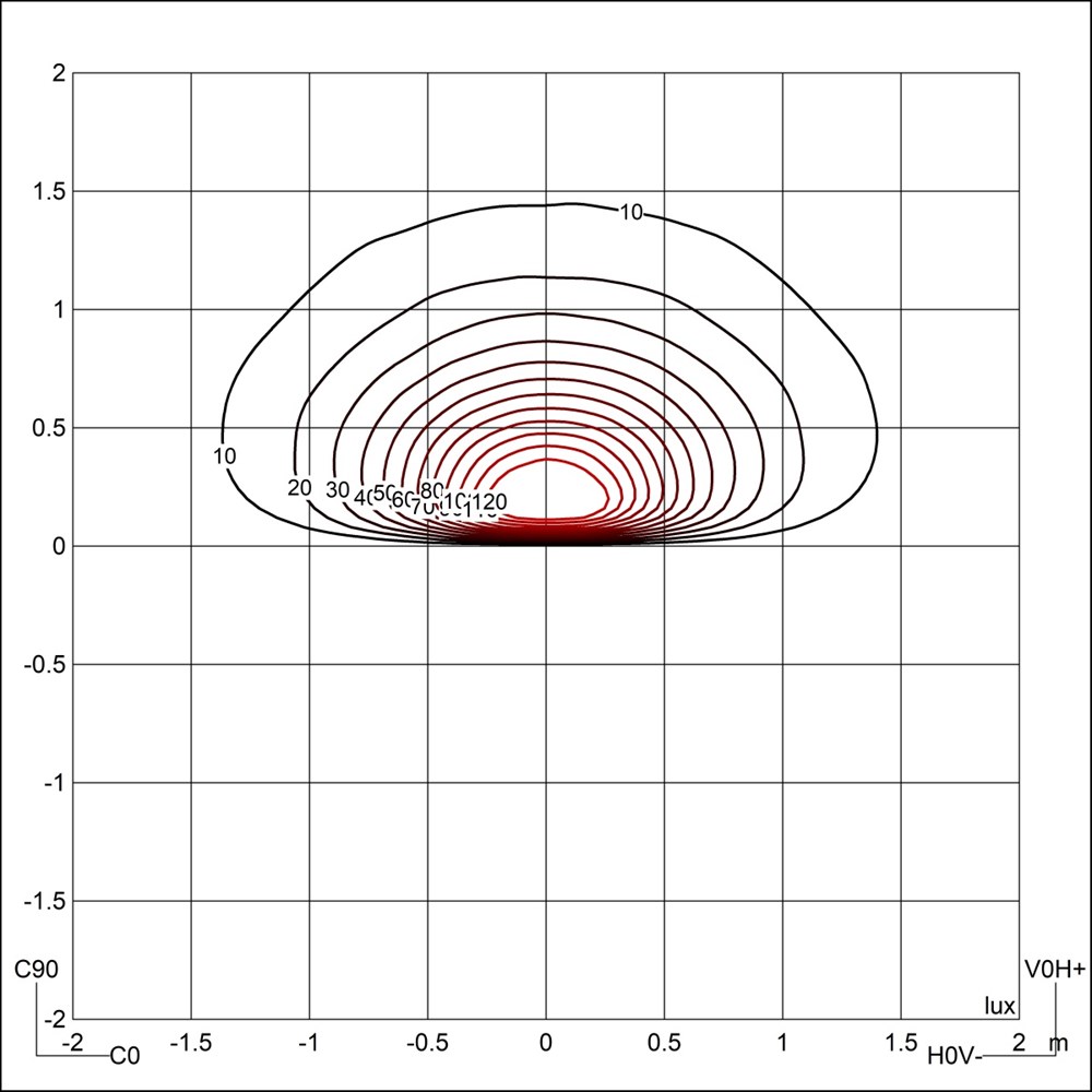 MaxiVerso Flat R SQ 200 Ghidini Verso Flat R SQ .05 Темно-Cерый (Матовый)  - Вид №4