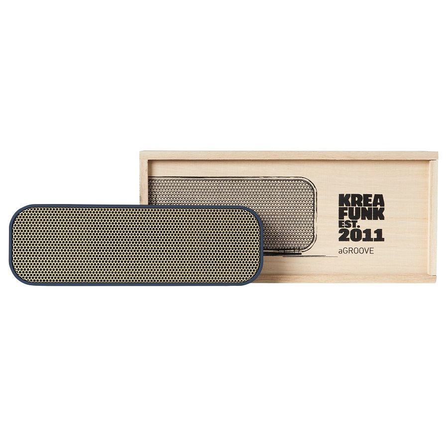 Колонка беспроводная aGROOVE синяя KREAFUNK KFDZ61 - Вид №6
