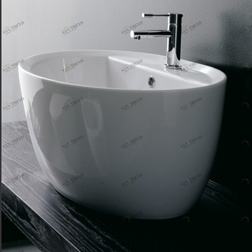 8056R Накладная раковина на столешницу  овальная Scarabeo Ceramiche 