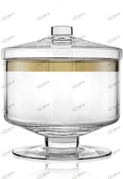 IVV Стеклянный контейнер для пищевых продуктов Avenue gold 7939.2
