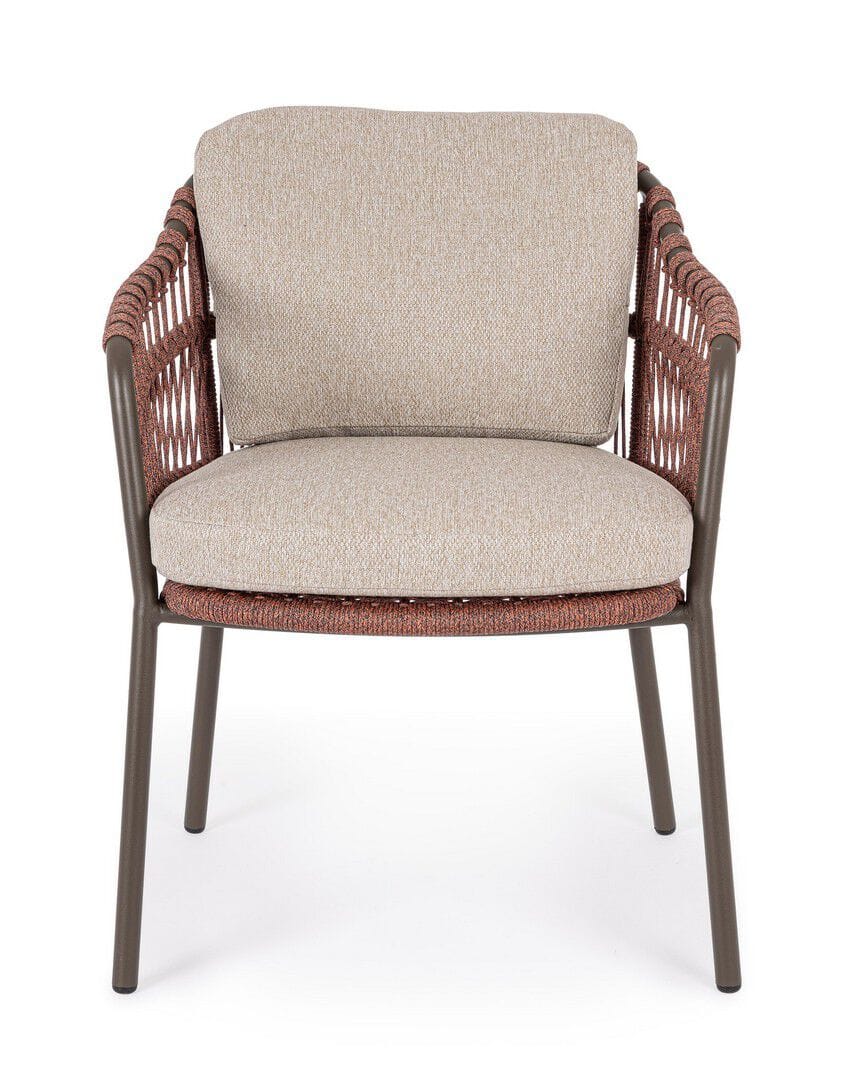 Веревочный садовый стул со встроенной подушкой BIZZOTTO Talaia ARCH-00090706 - Вид №1