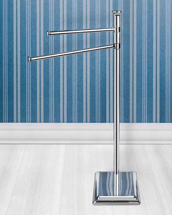 B3238 Стойка напольная 2 полотенцедержателя (хром) COLOMBO PORTOFINO Colombo Design - Вид №1