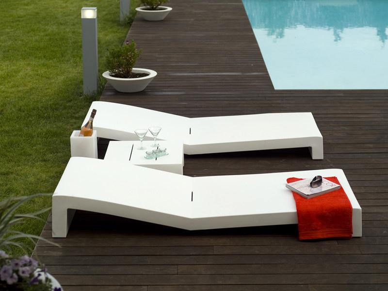 VONDOM Садовый шезлонг из смолы Jut sun-id-1473098 - Вид №9