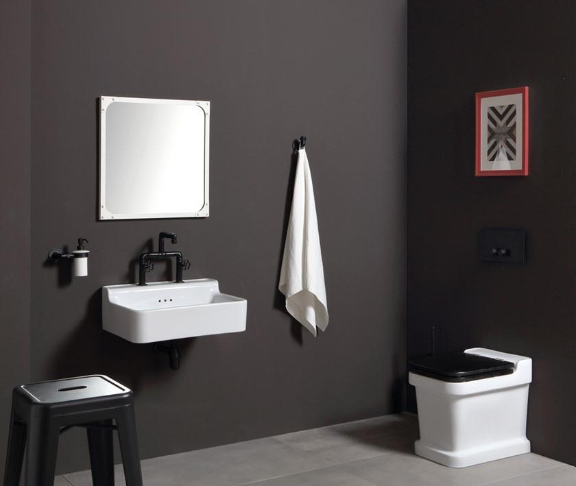 Bp420 Приставной унитаз напольный Белый BLEU PROVENCE Industrialis Италия - Вид №2