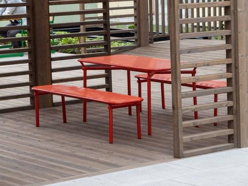 VESTRE Скамейка из оцинкованной стали Pop sun-id-1402077 - Вид №4