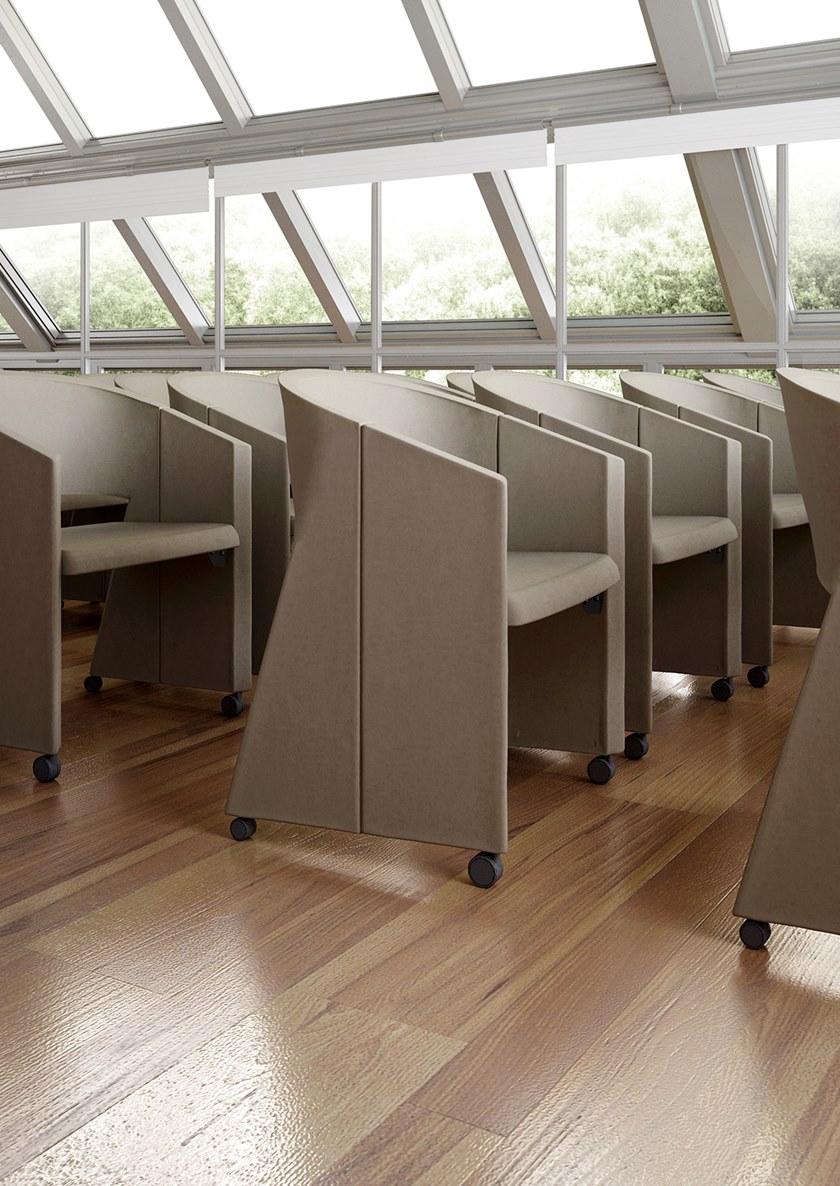 Leyform Складное кресло для конференций из ткани с подлокотниками Reef sun-id-1451857 - Вид №2