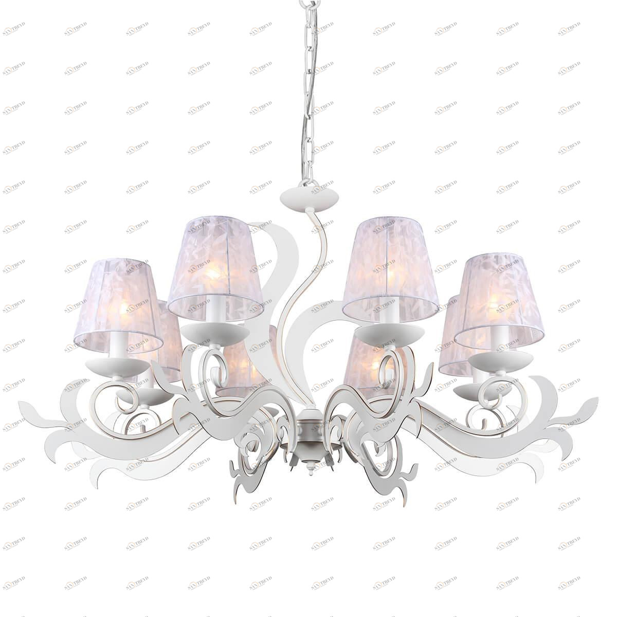 Подвесная люстра Omnilux Caulonia OML-75203-08 OMNILUX CAULONIA 187268 Белый 