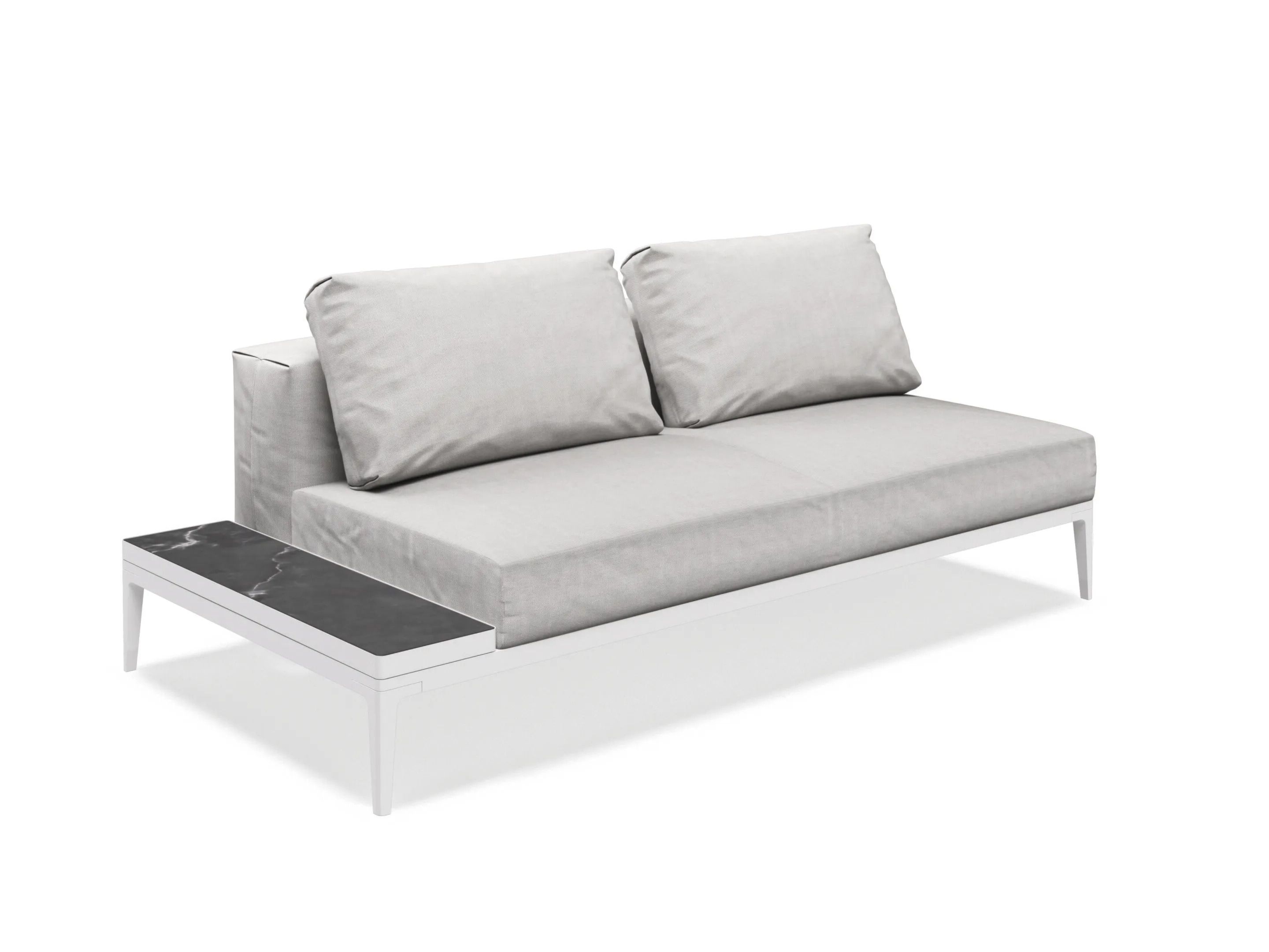 2-местный тканевый модульный садовый диван Gloster сетка ARCH-00041840 - Вид №3