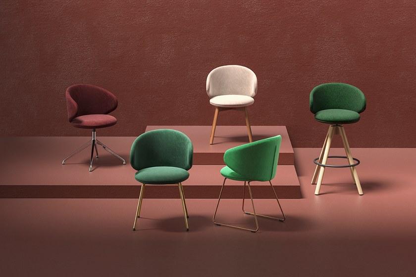 arrmet Стул из ткани с подлокотниками Belle sun-id-1476784 - Вид №2