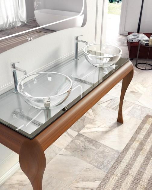 LASA IDEA Двойная консоль под умывальник из ясеня Gaudì sun-id-1411492 - Вид №2