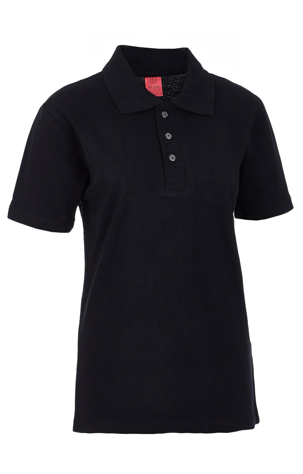 66344 Тенниска-поло черная  Одежда для салонов красоты  размер M (48) Спецодежда  - Вид №6