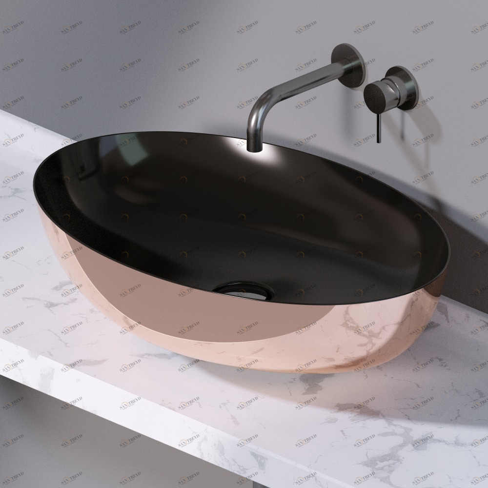 L600260 Накладная раковина на столешницу  овальная A. e T. Italia ELITE AeT ITALIA