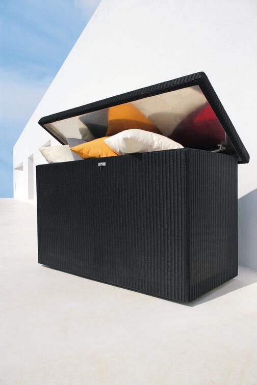 MNST1294 Ящик для подушек из осины маленький шнур 2мм черный Manutti CushionBoxes  - Вид №3