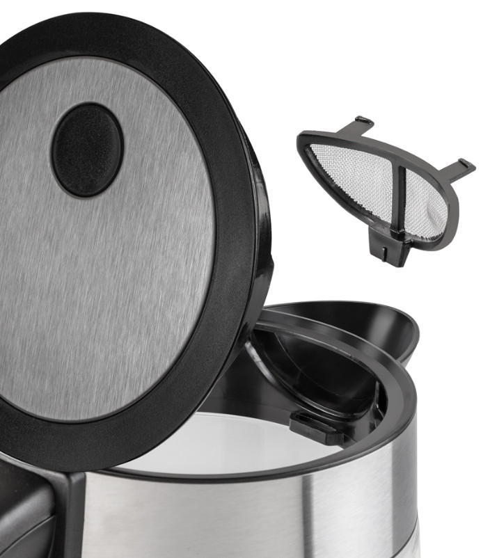 9050704 Электрочайник Endever Skyline KR-367G серебристый KROMAX STDN-0018389 - Вид №6