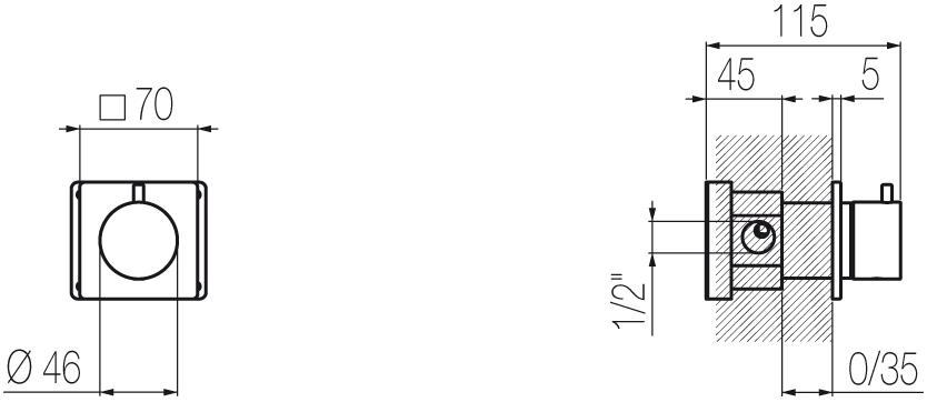 Radomonte 3-ходовой переключатель из нержавеющей стали Aico Dev11-a - Вид №1
