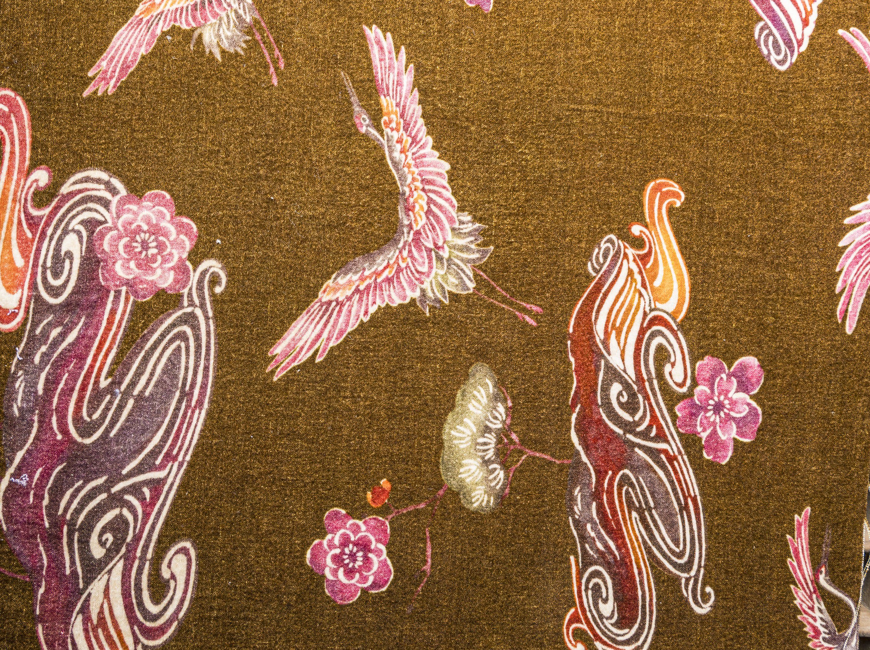 Хлопчатобумажная и льняная ткань с цветочным рисунком The House of Lyria FOSTER ARCH-00049851 - Вид №3