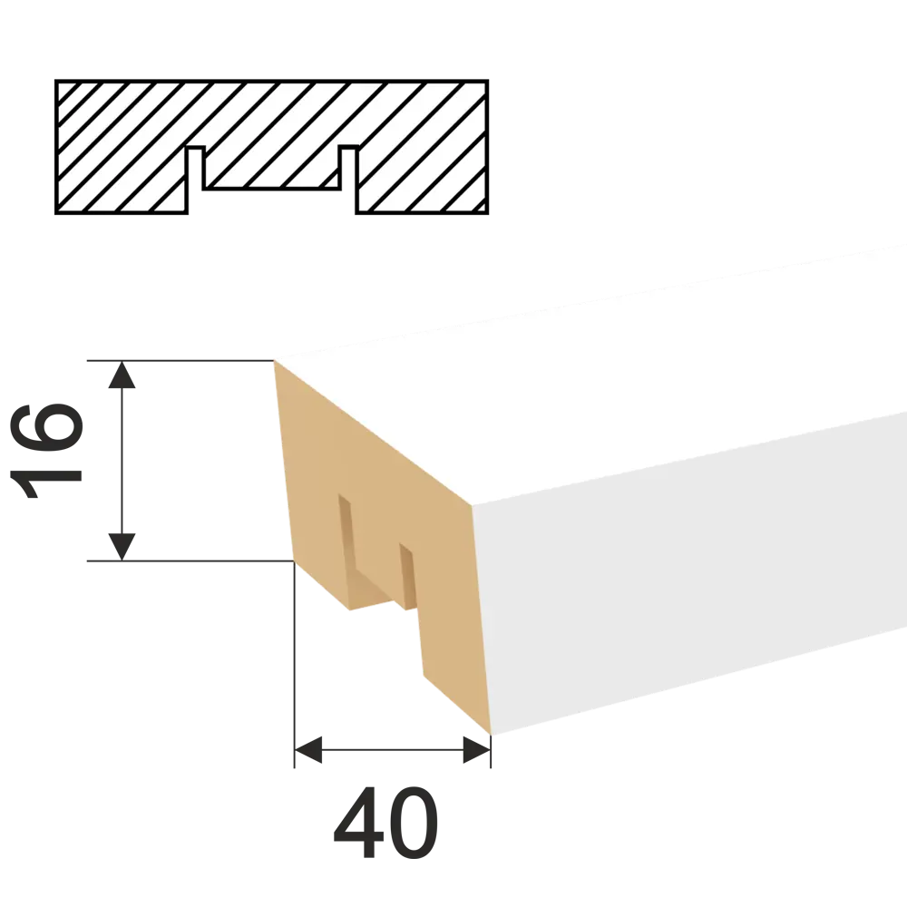 Santreyd Бриона: Интерьерные МДФ-рейки для стильного декора 86033658 STLM-0066240 - Вид №1