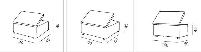 Twils Пуф-контейнер на колесиках sun-id-1503929 - Вид №3