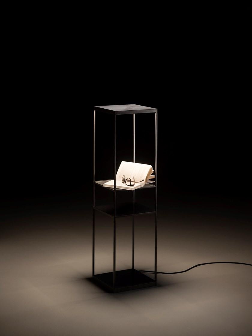 Ronda Design Торшер Led из крашеного металла с полкой sun-id-1411306 - Вид №1