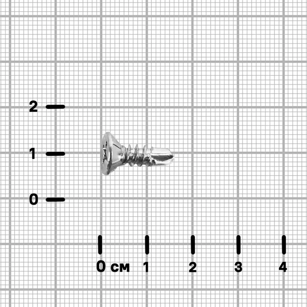 Santreyd: Саморезы потайные со сверлом для оконных профилей 3.9×16 мм 89026035 STLM-1006969 - Вид №2
