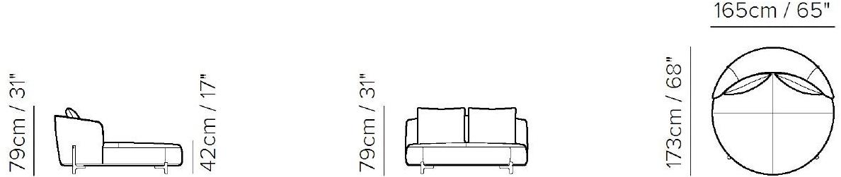 Natuzzi Кожаная кушетка Amalia sun-id-1378546 - Вид №6