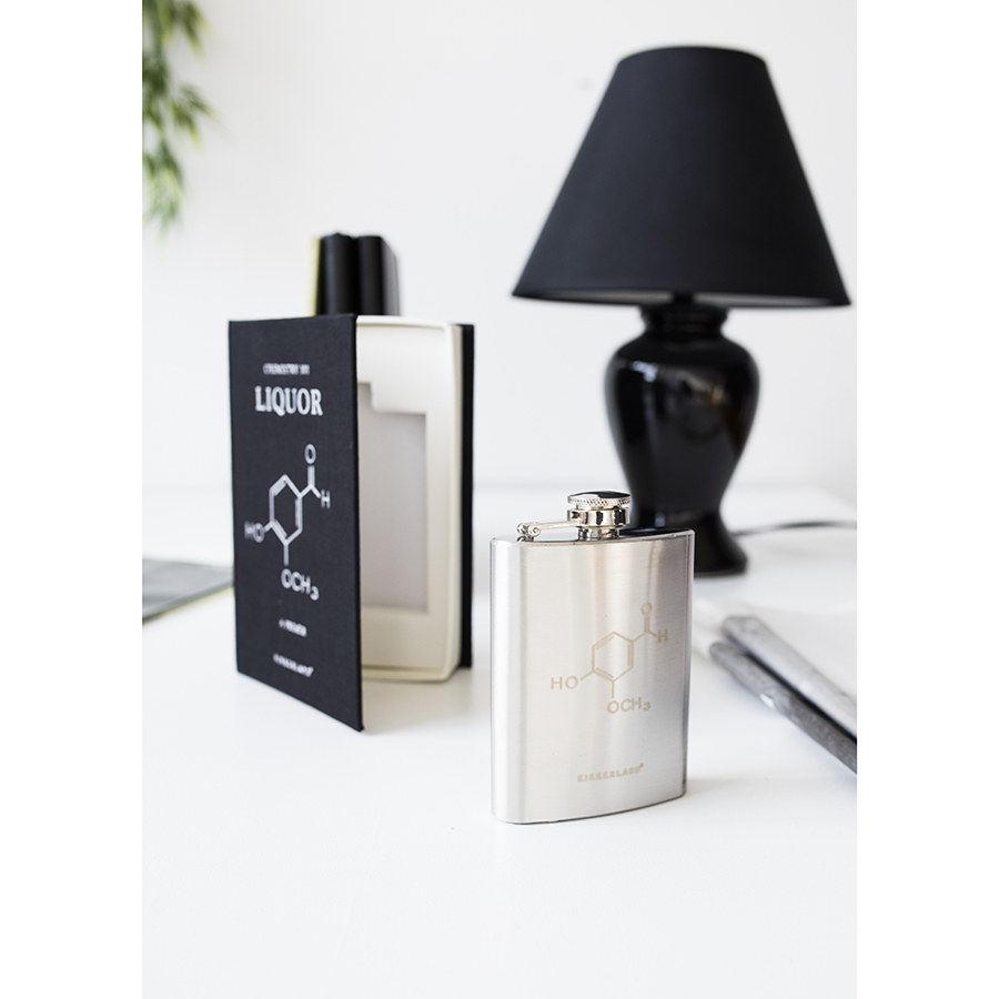 BA24 Фляга Учебник по химии, 100 мл Kikkerland  - Вид №5