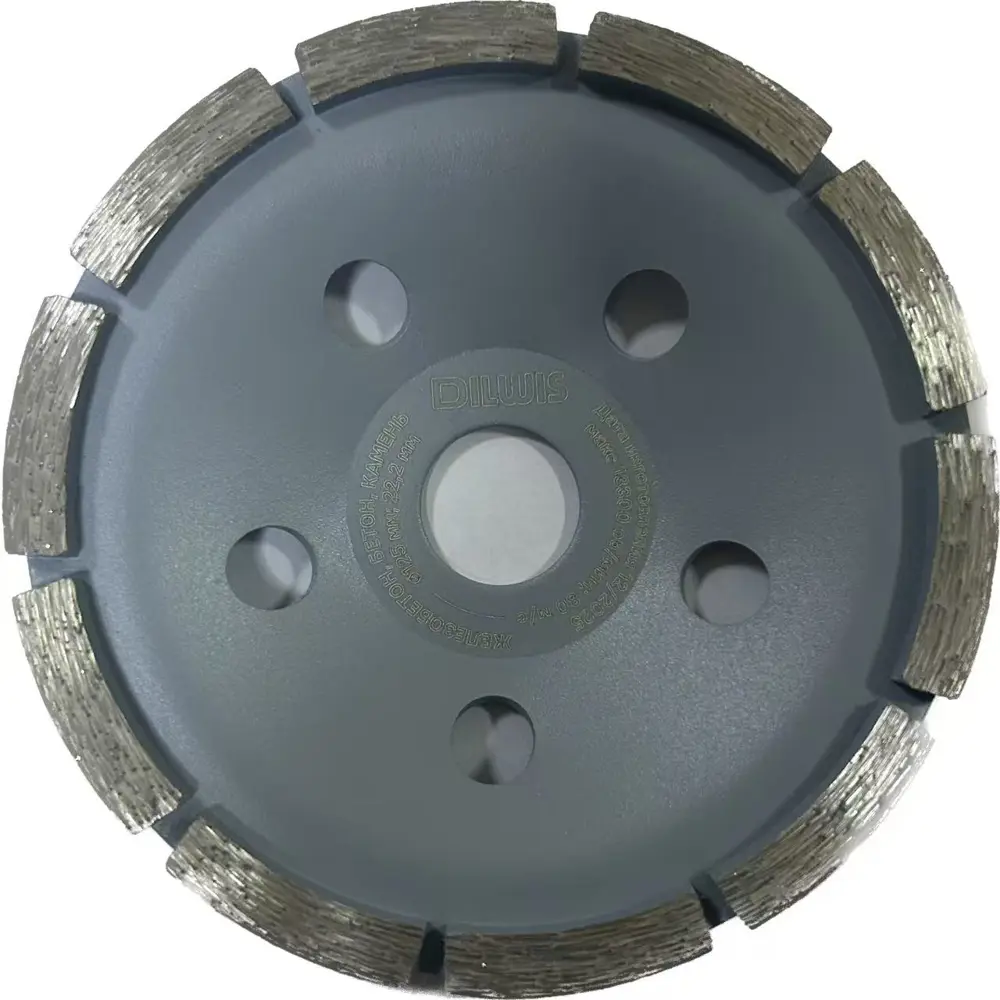 Чашка алмазная однорядная по бетону DILWIS 125x22.2 мм STLM-2085972