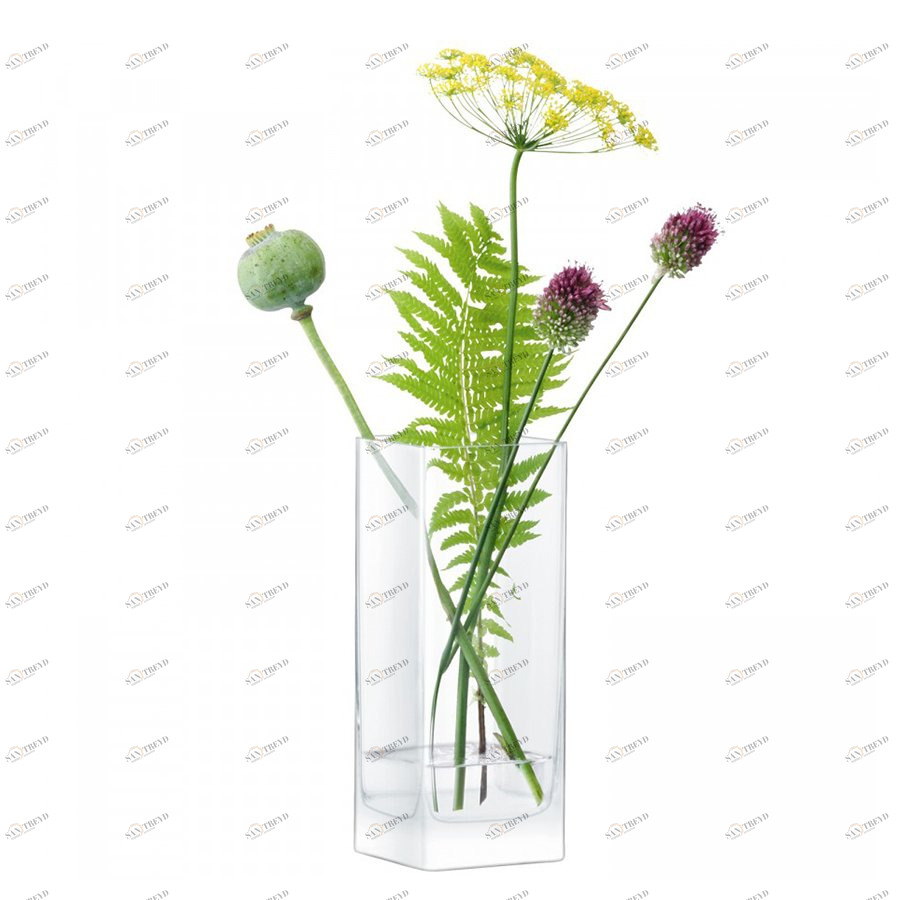 Ваза прямоугольная 25 см Modular LSA INTERNATIONAL - 253357 Прозрачный 