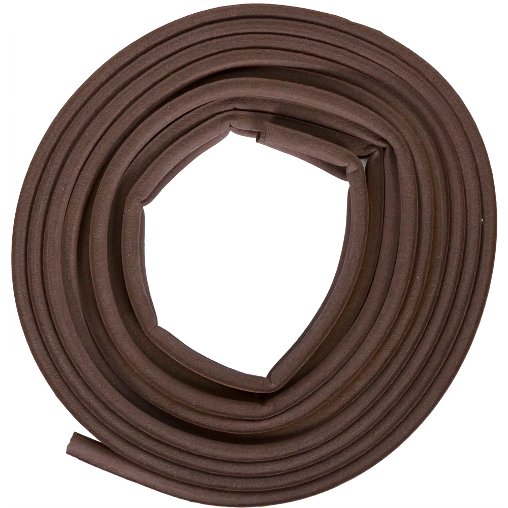Уплотнитель для окон коричневый P-профиль, 9х5.5 мм х 6 м UNIBOB STLM-2017287 - Вид №1