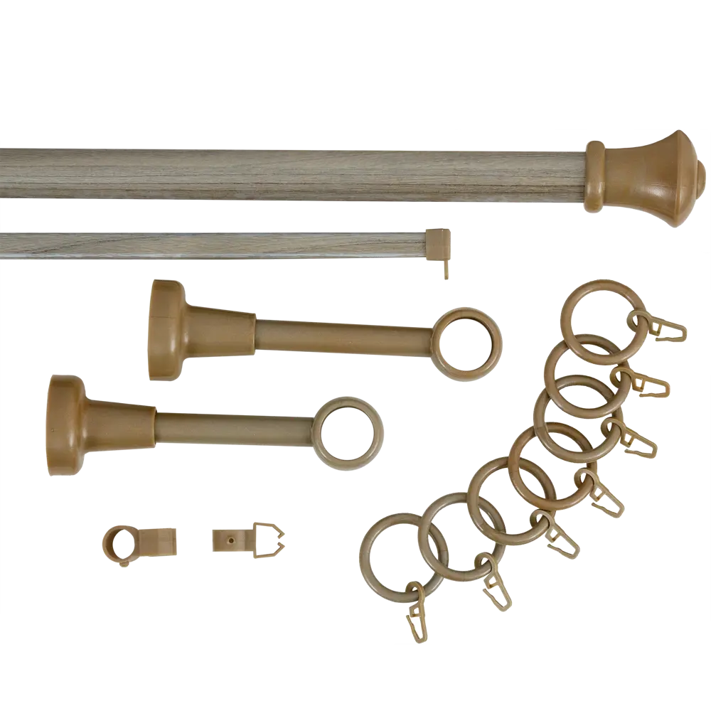 Карниз двухрядный Успех 240 см цвет морена 18560461 STLM-2116085 РУССКИЕ КАРНИЗЫ - Вид №1