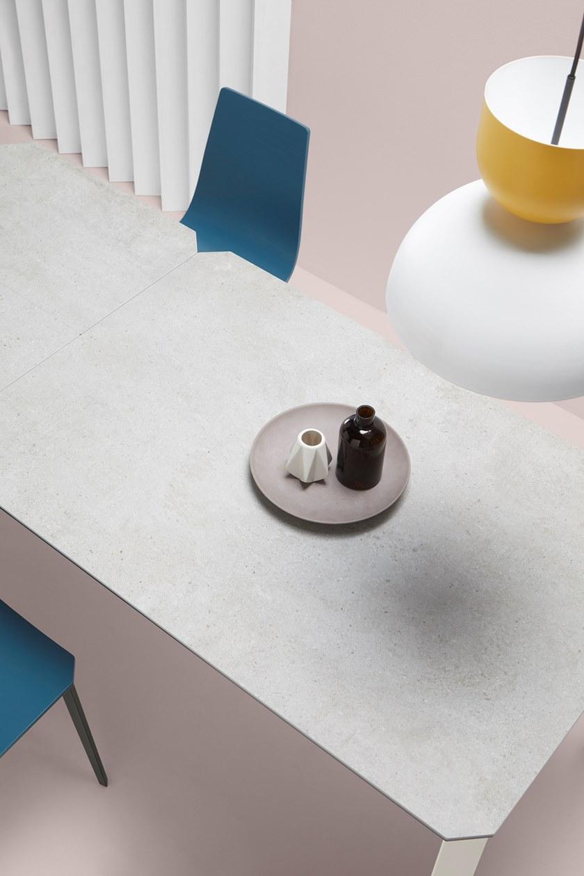 MOBLIBERICA Обеденный стол с керамической столешницей под дерево Salt sun-id-1379105 - Вид №7