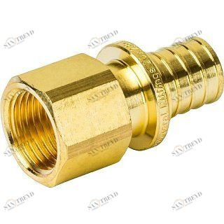 Переходник ВР 20x1/2" аксиальный для труб из сшитого полиэтилена STOUT SFA0002002012