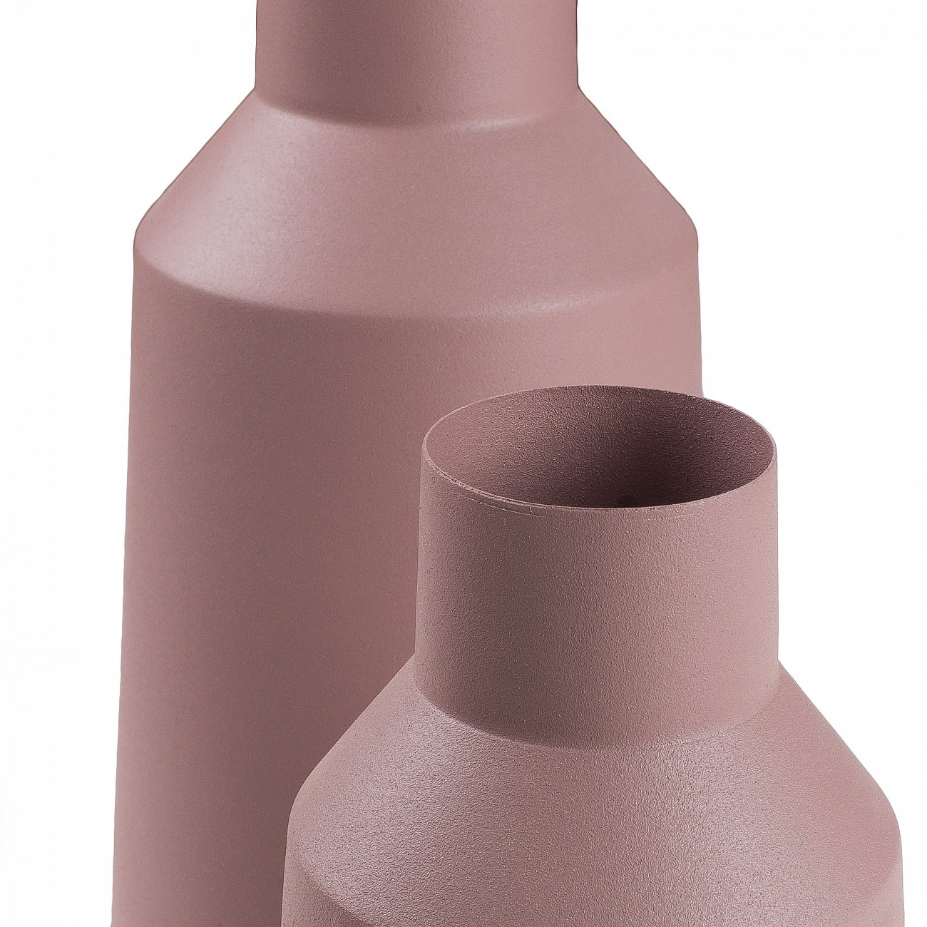 Ваза металлическая розовая Soco от La Forma, 2 штуки LA FORMA SOCO 00-3865206 Розовый  - Вид №3