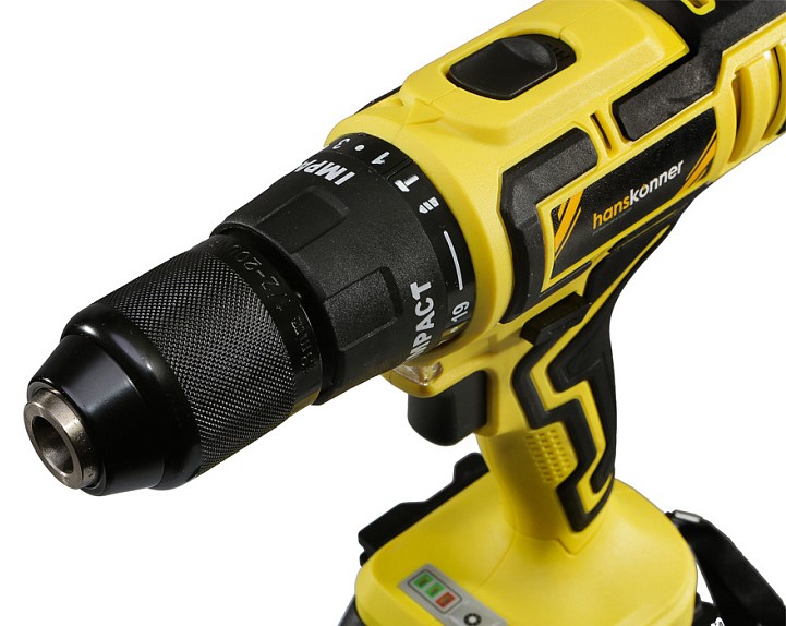 Дрель-шуруповерт Hanskonner HCD1855RI 1BatterySystem 1BatterySystem 18V 9127186 STDN-0140421 - Вид №1