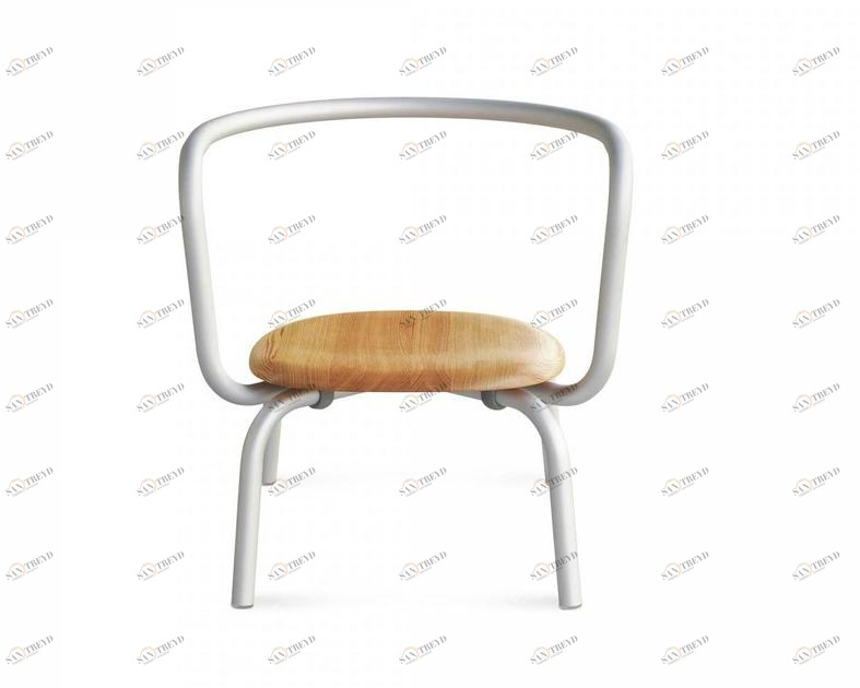 Emeco Штабелируемое кресло из алюминия и дерева Parrish sun-id-1388501