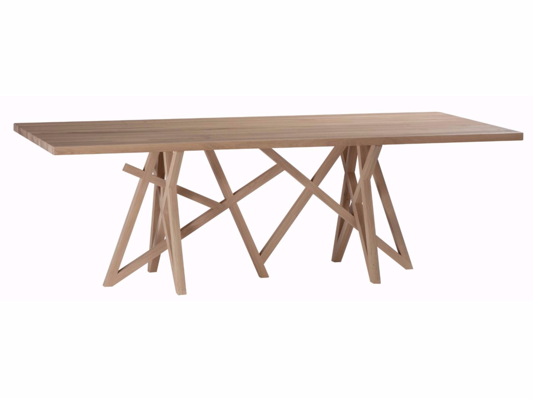 Прямоугольный обеденный стол из дуба ROCHE BOBOIS ARCH-00082995