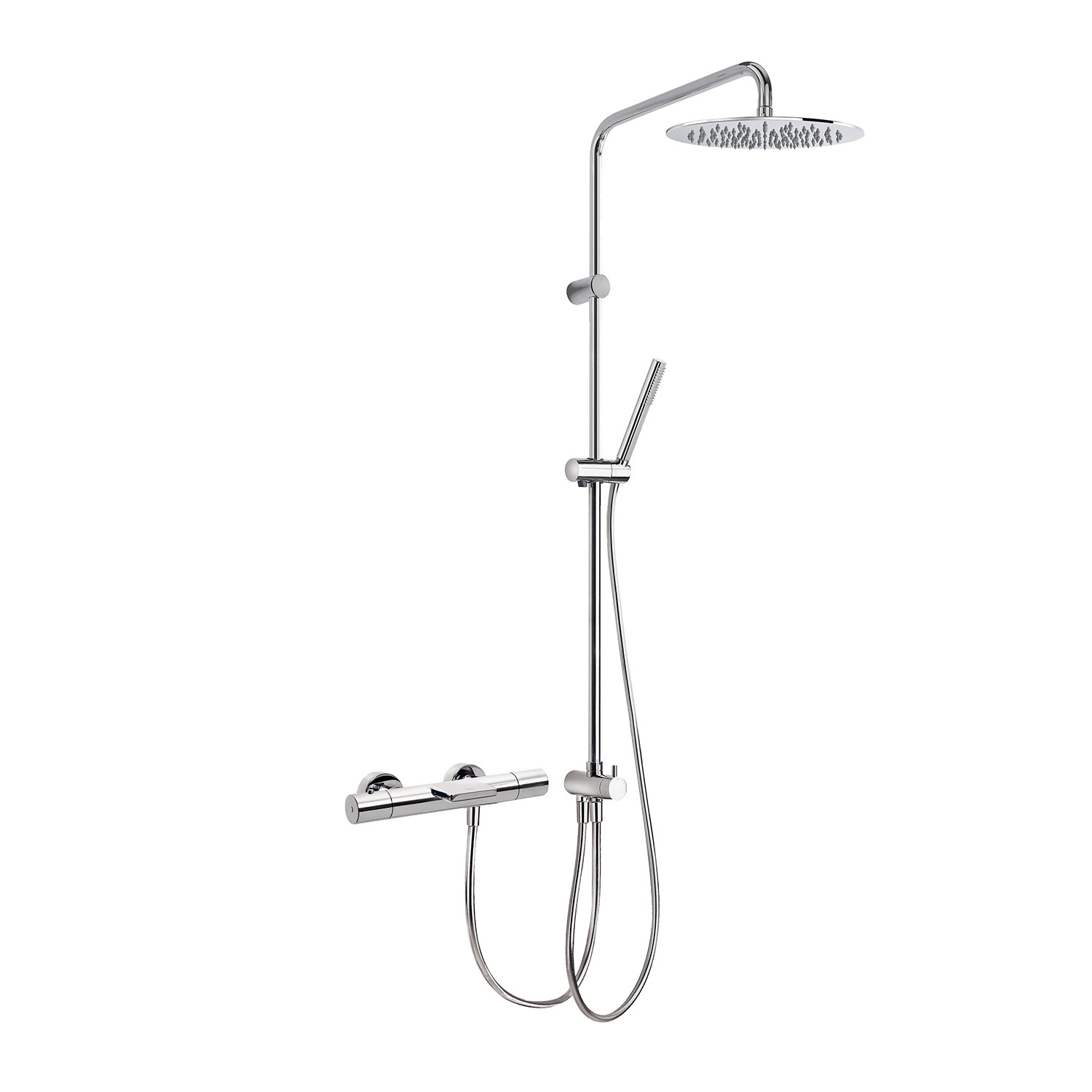 Двухходовой настенный термостатический смеситель TRESMOSTATIC для ванны и душа-06138502 TRES Thermostatic