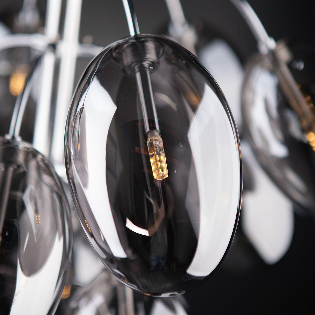 Подвесная люстра Bogates Grape 291/15 BOGATES ДИЗАЙНЕРСКИЕ, GRAPE 187532 Серый  - Вид №1