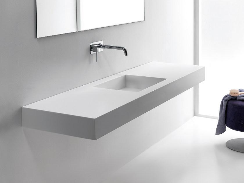 Ponte Giulio Умывальник с одной консолью из hi-macs® Standard B46cnm23-24-25 - Вид №2