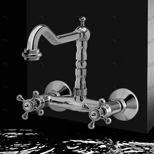 Смеситель настенный 7RAOPE01 Geda Nextage Rubico с поворотным изливом