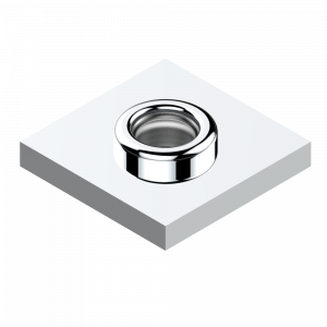 G79-5598E/B Накладная гарнитура для емкости под ванну для арт. 5598E Thg-paris Cubica Хром