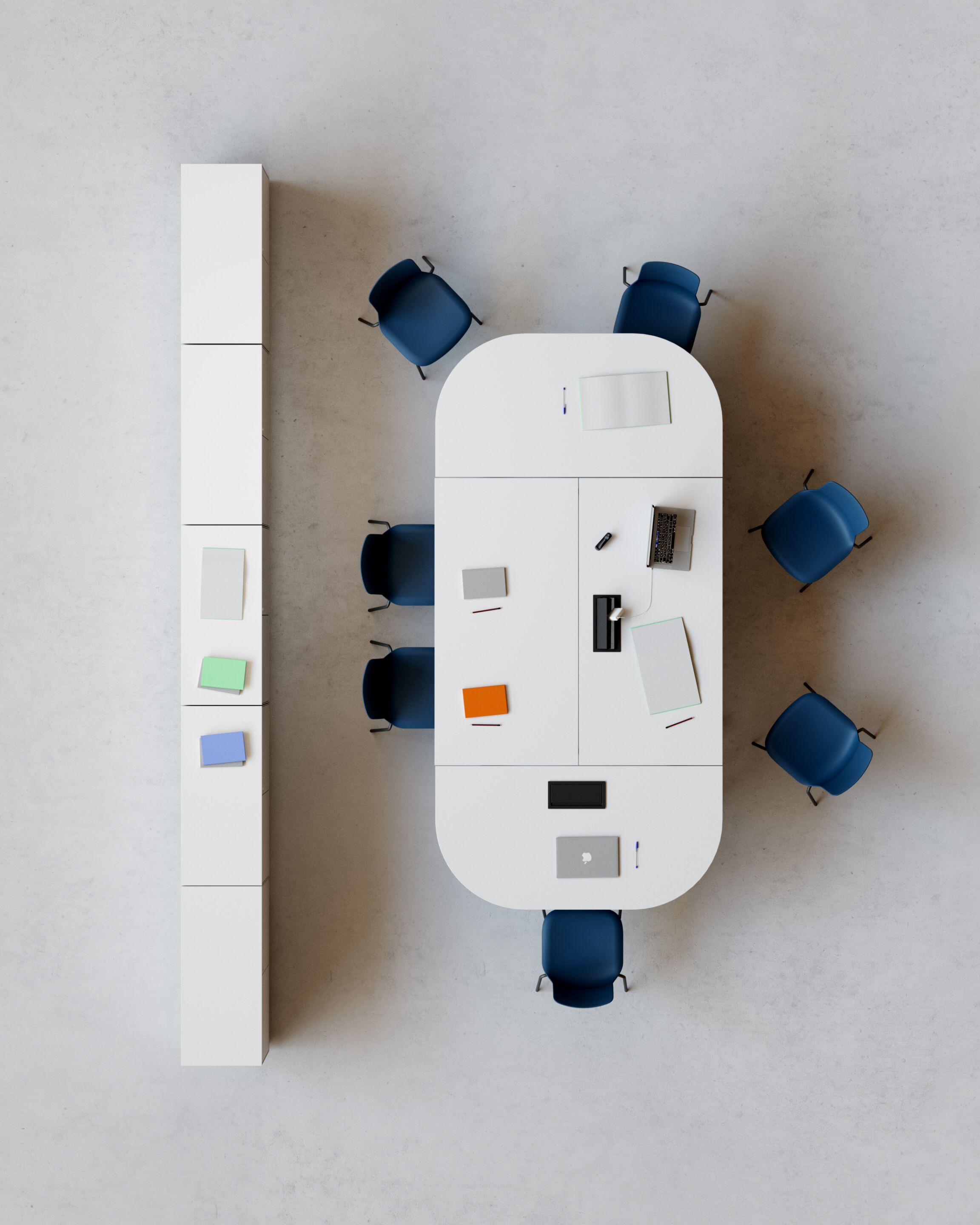 Прямоугольный стол для совещаний с откидным верхом IBEBI Архимед ARCH-00086731 - Вид №1