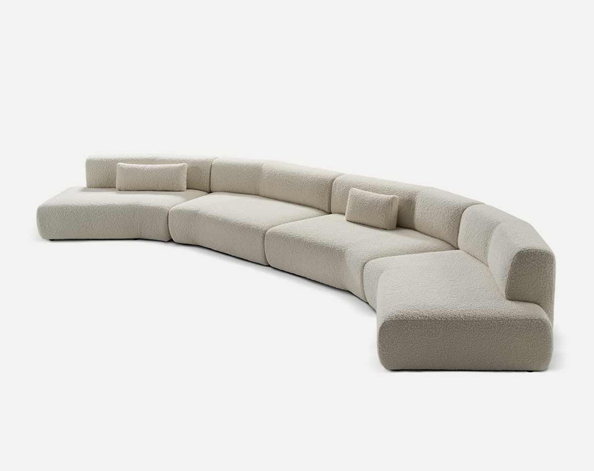 Изогнутый модульный диван из хлопка SANCAL ARCH-00047650 - Вид №15