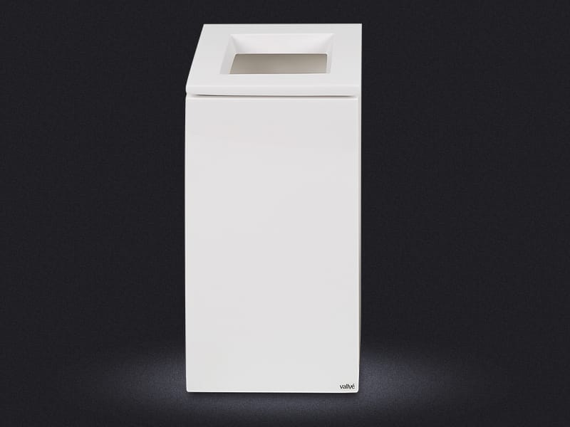 Мусорная корзина из смолы Vallvé куб ARCH-00031872 - Вид №1