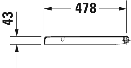 0063390000 Крышка сиденье для унитаза Duravit Starck 3 - Вид №7