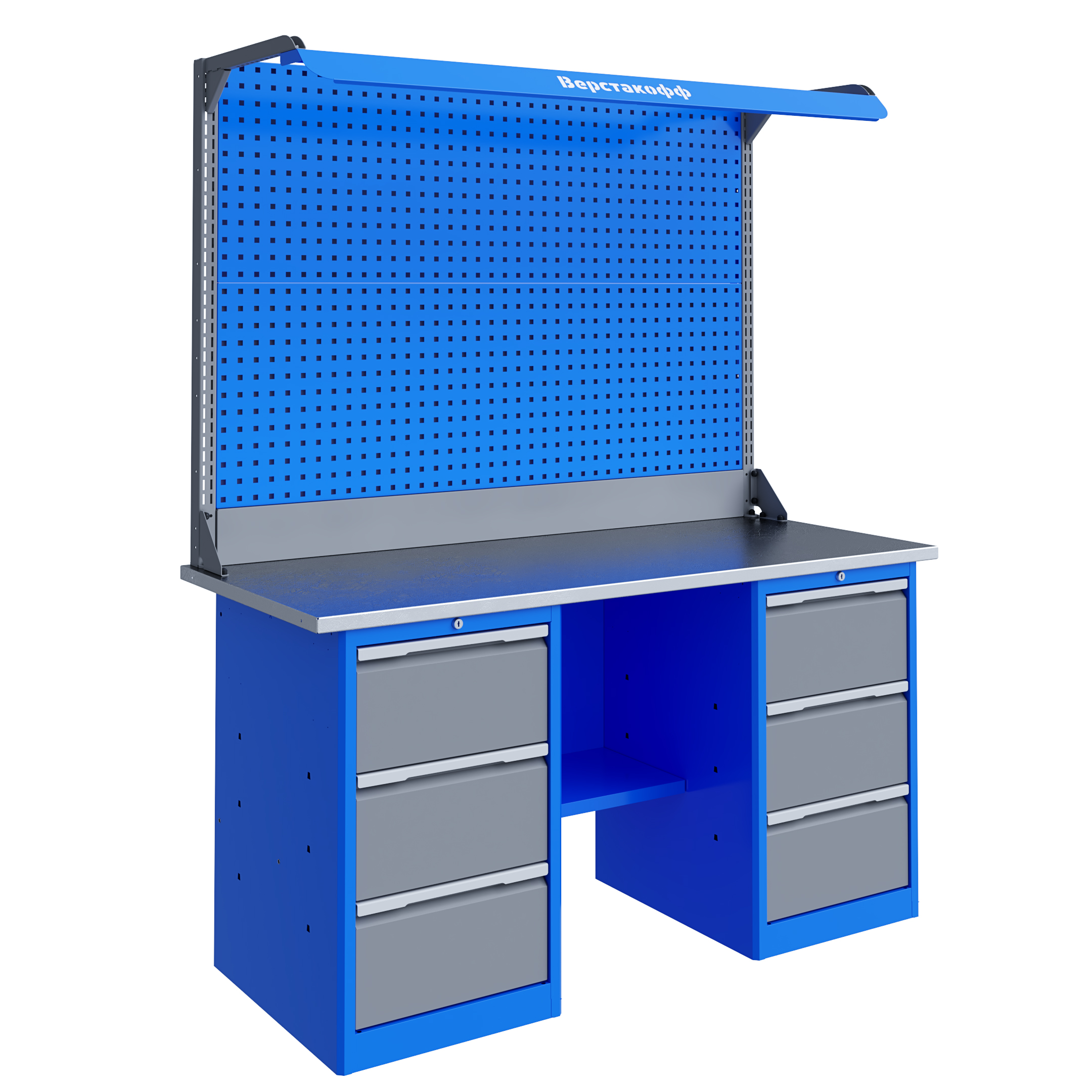 Верстак слесарный TNC 161.33.1-2F Верстакофф 125160