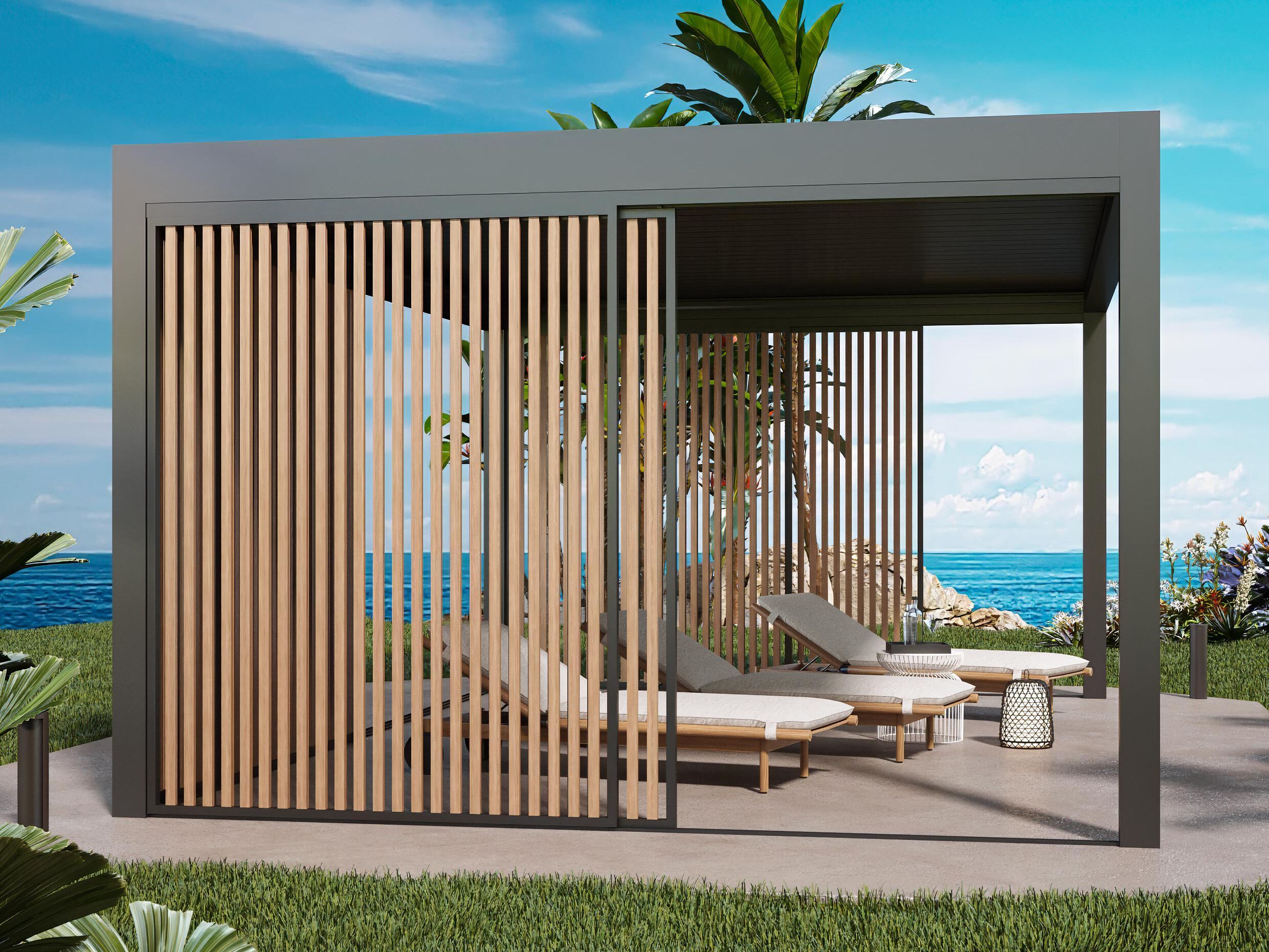 Поворотные алюминиевые жалюзи SUNROOM системы затемнения ARCH-00146233